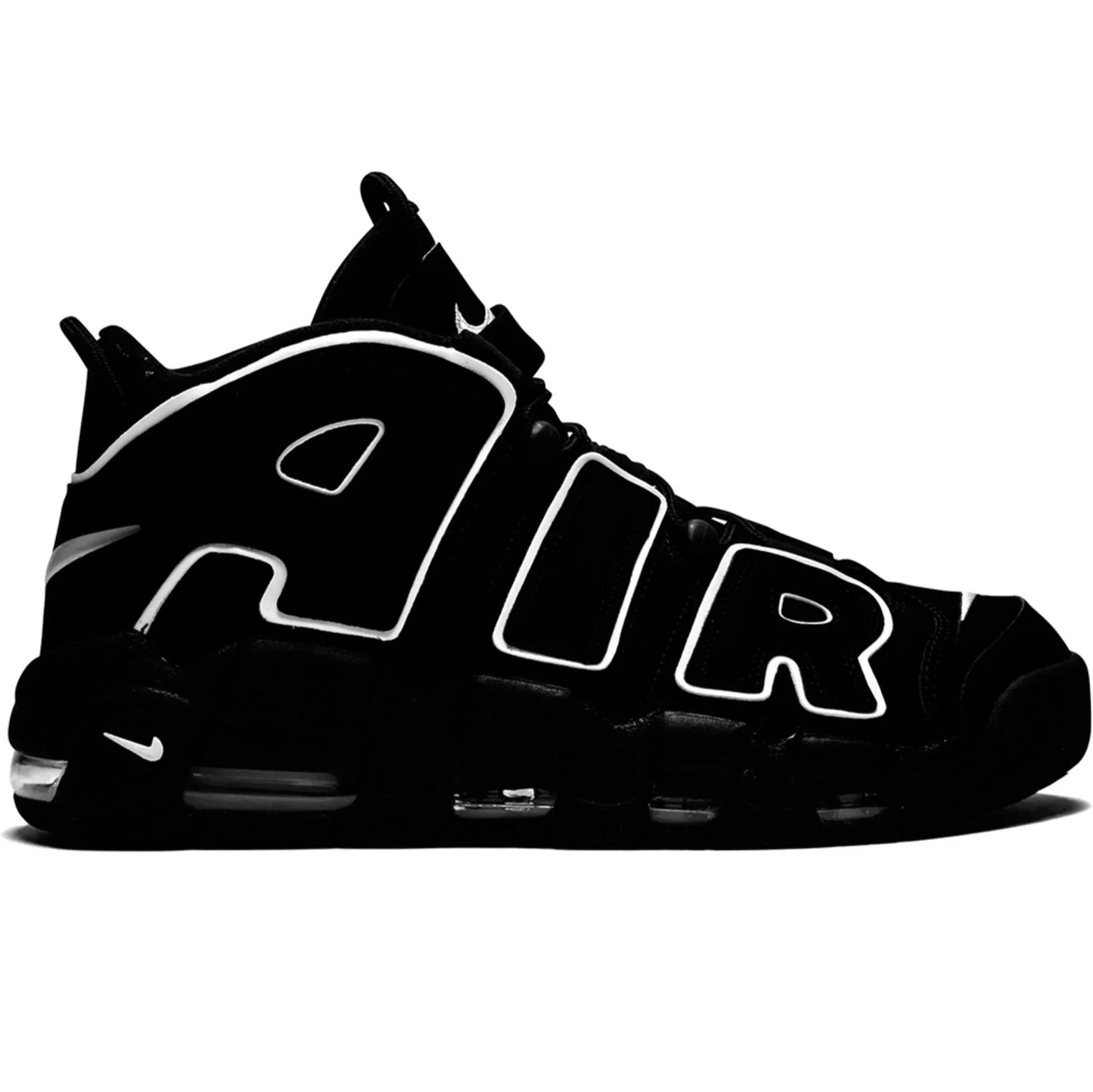 Nike Air More Uptempo Black White - Dripflix