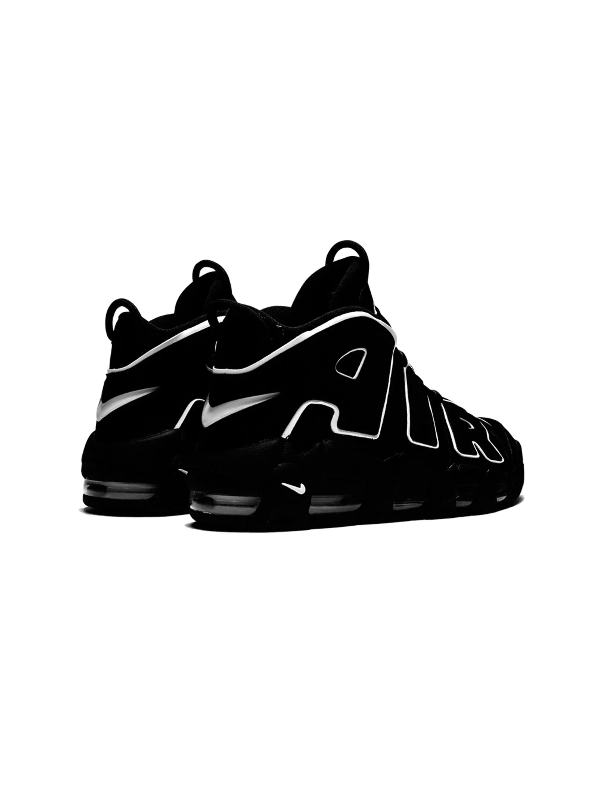 Nike Air More Uptempo Black White - Dripflix