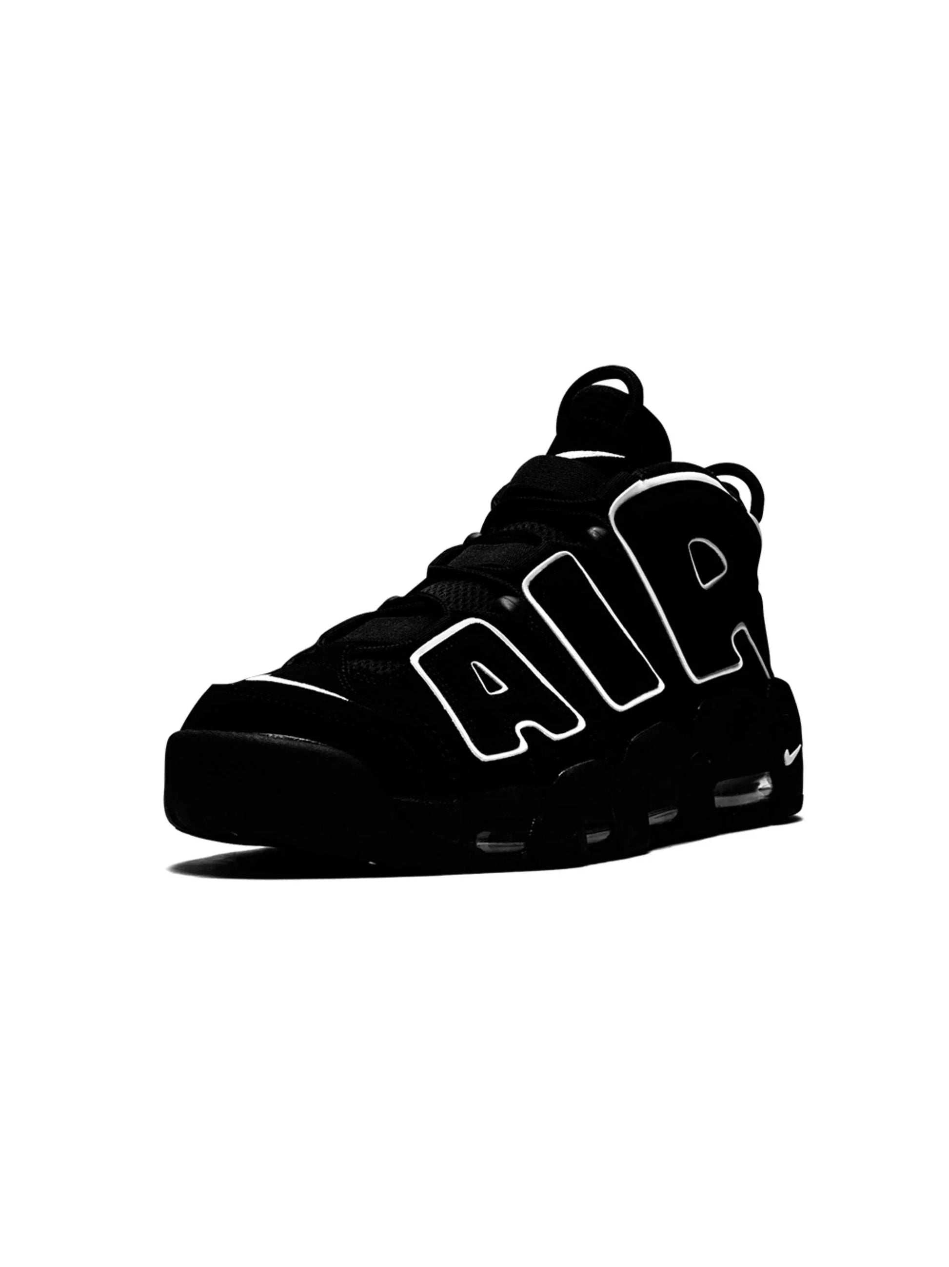 Nike Air More Uptempo Black White - Dripflix