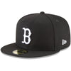 NEW ERA BOSTON RED SOX BLACK 59FIFTY FITTED HAT