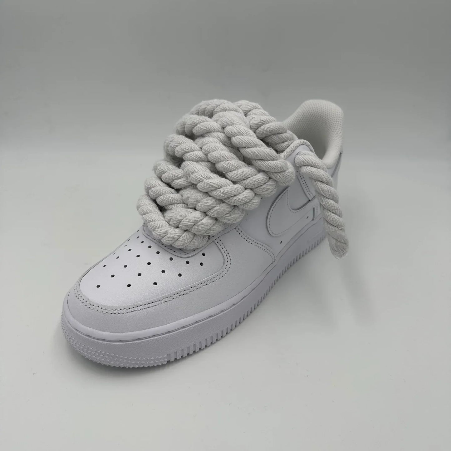 Nike Air Force 1 “Rope Laces” Triple White - Dripflix