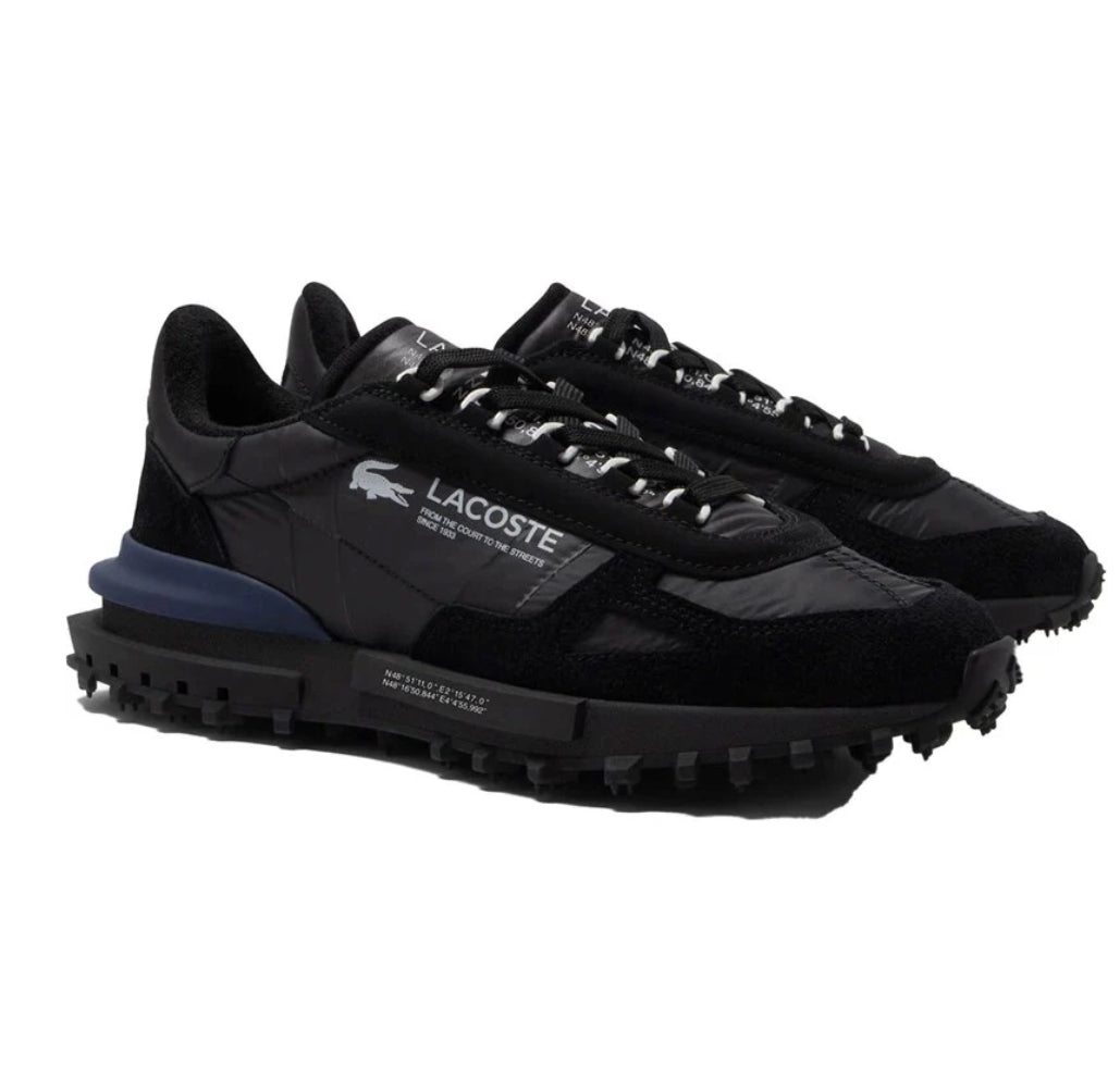 Lacoste Mens Elite Active Textile Color Pop Sneakers