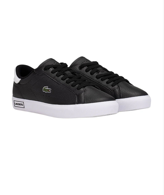 Men's Lacoste Power Court Black Sneakers