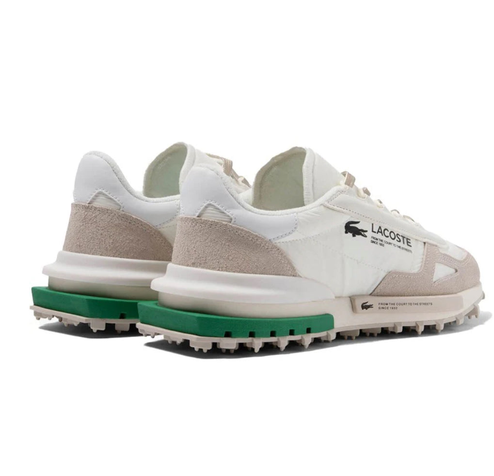 Lacoste Mens Elite Active Textile Color Pop Sneakers