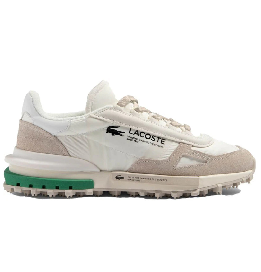 Lacoste Mens Elite Active Textile Color Pop Sneakers