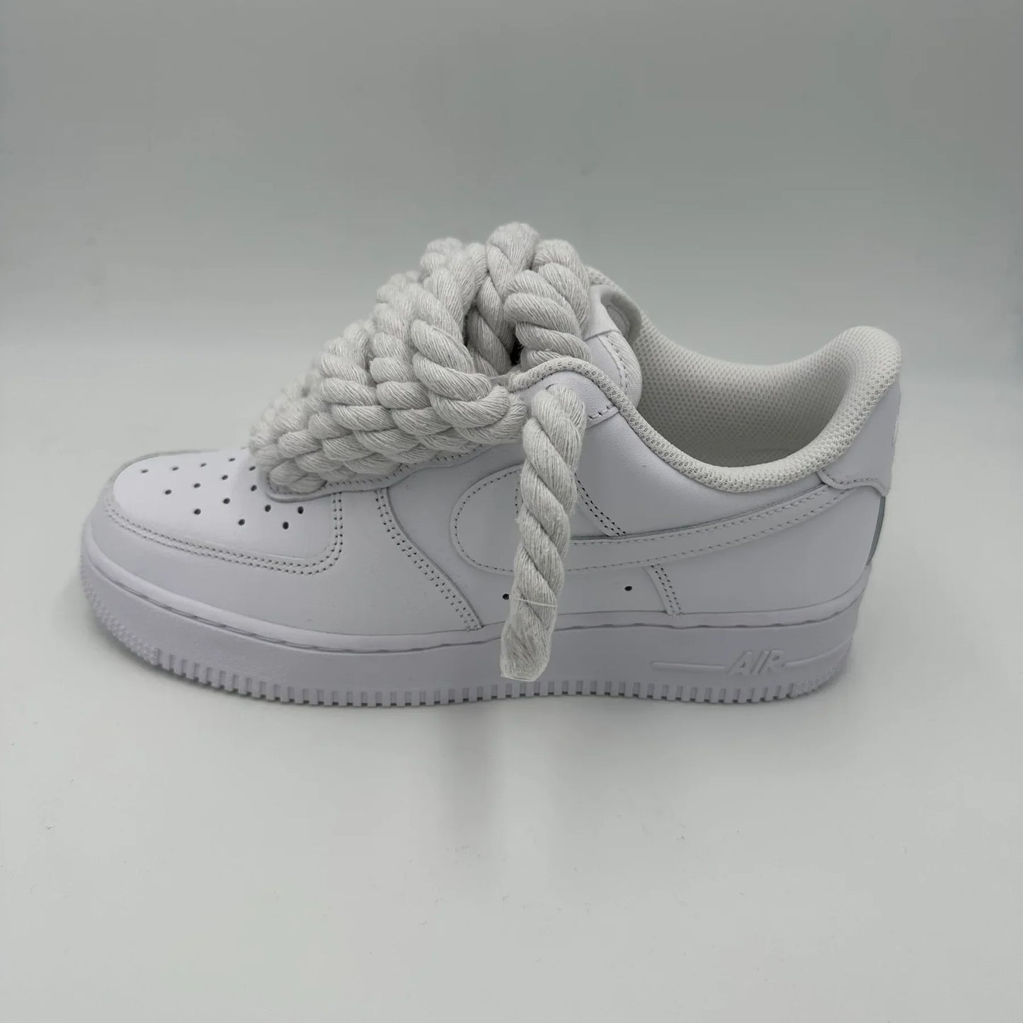 Nike Air Force 1 “Rope Laces” Triple White - Dripflix