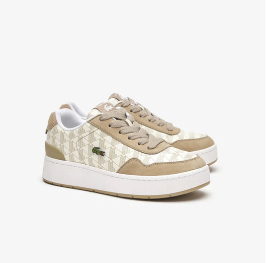 Lacoste Ace Clip Leather Monogram Sneakers