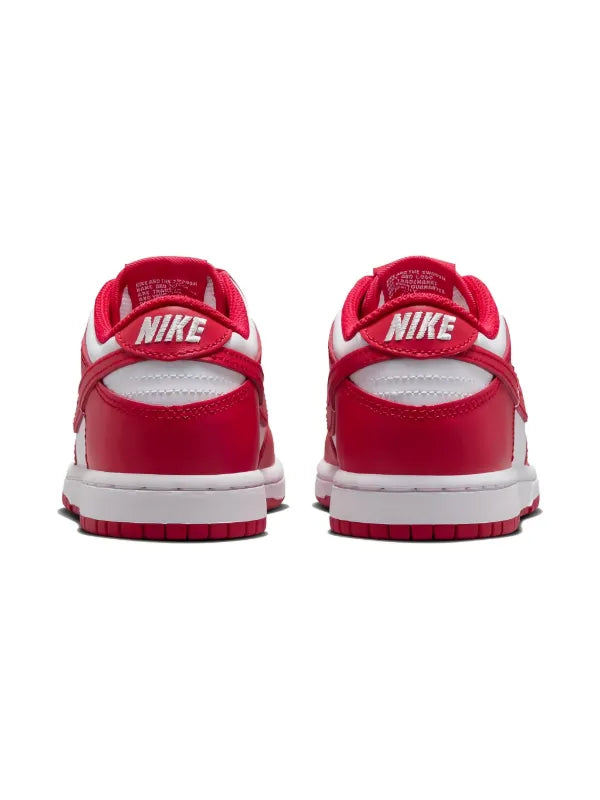 Nike Kids
Dunk Low "White/University Red" sneakers