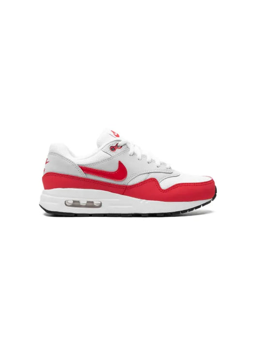 Nike Air Max 1 GS "White/Neutral Grey/Sports Red"