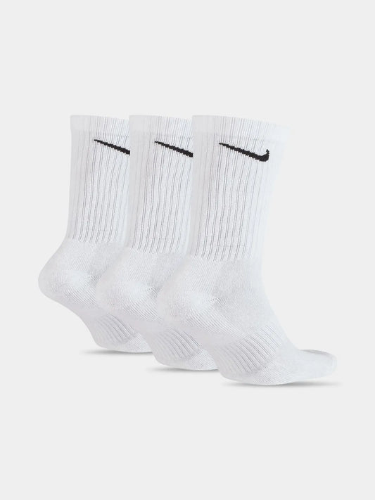 Nike White 3 Pack Socks