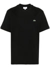 Lacoste logo-patch cotton T-shirt