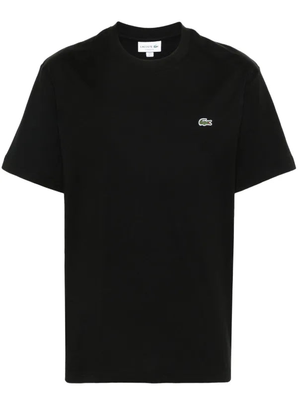 Lacoste logo-patch cotton T-shirt