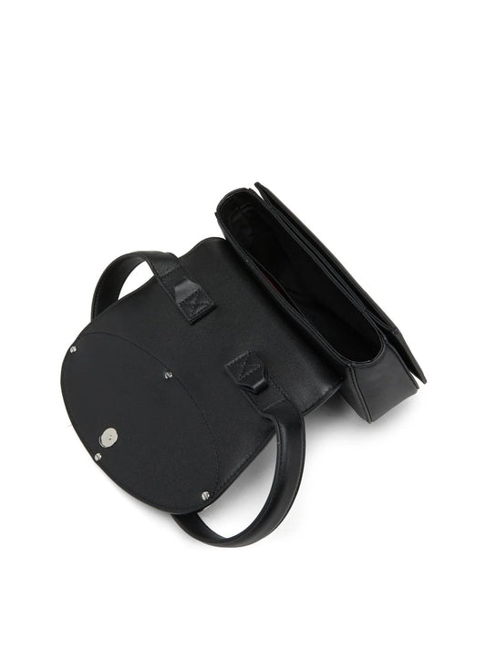 DIESEL 1DR LEATHER SHOULDER BAG WHITE