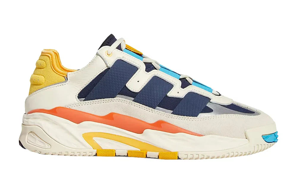 adidas Niteball Cream White Collegiate Navy - Dripflix