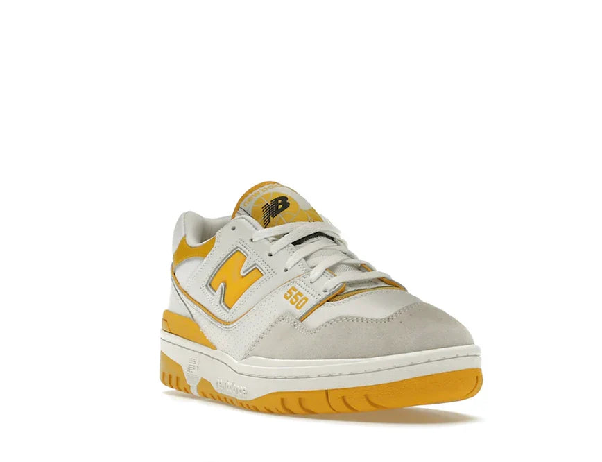 New Balance 550 Sea Salt Varsity Gold - Dripflix