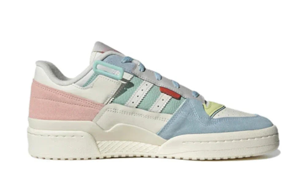 adidas Forum White/Pink/Blue - Dripflix
