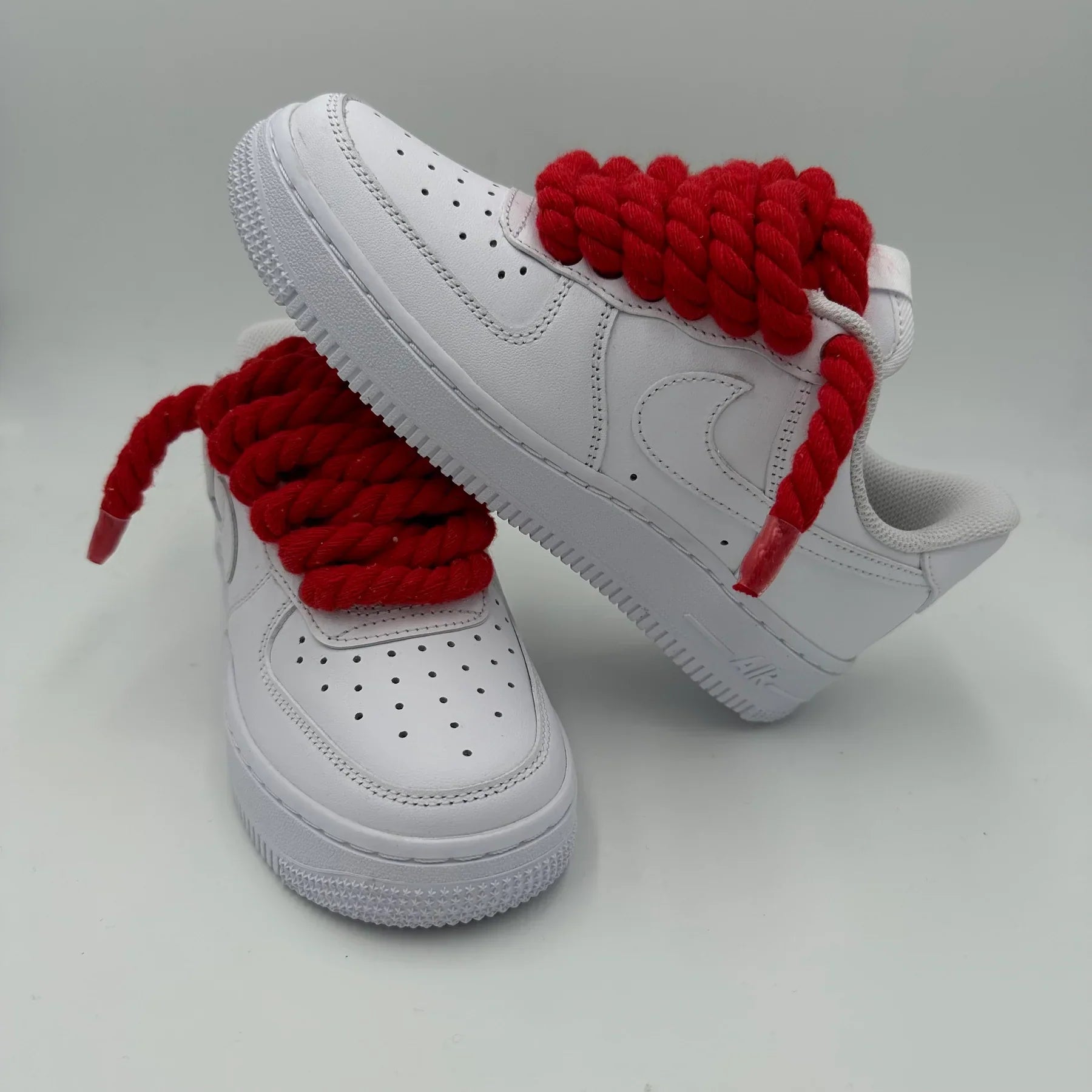 Nike Air Force 1 “Rope Laces” Red - Dripflix