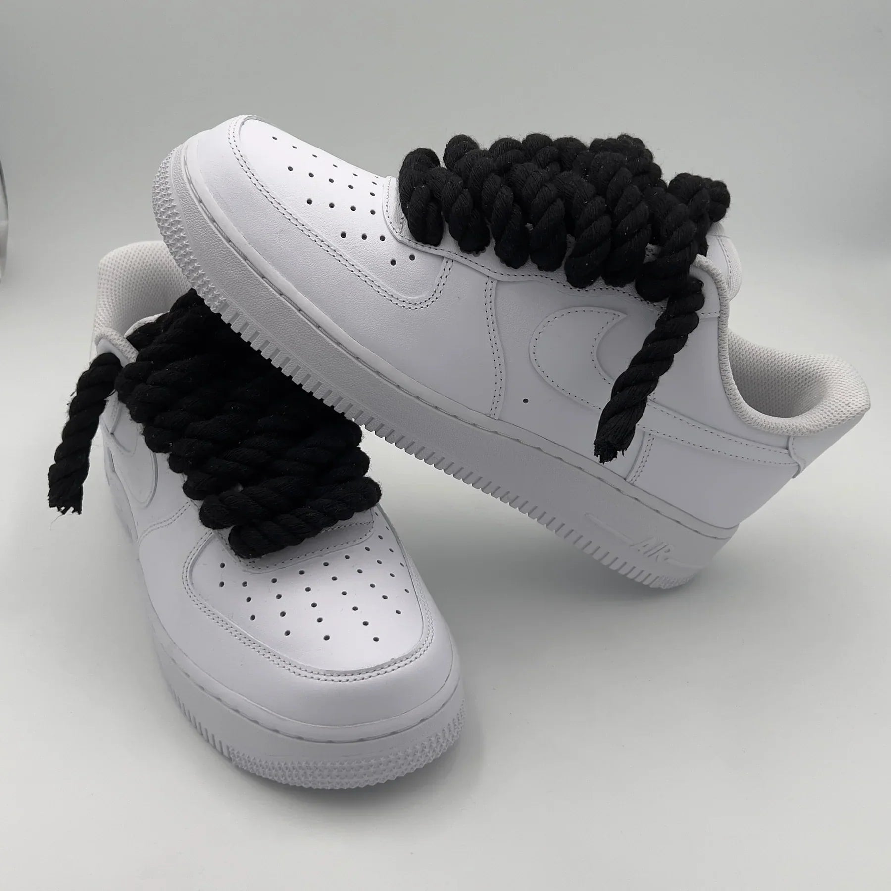 Nike Air Force 1 "Rope Laces Black" - Dripflix