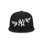 Black New York Yankees Green Bottom Peace New Era 9FIFTY Snapback