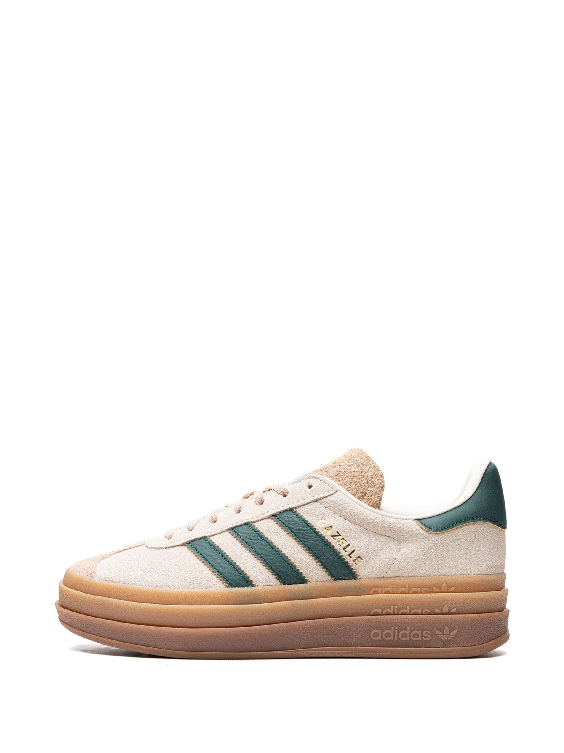 Adidas Gazelle Bold "Cream Collegiate/Green" - Dripflix
