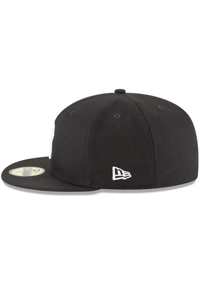 NEW ERA BOSTON RED SOX BLACK 59FIFTY FITTED HAT