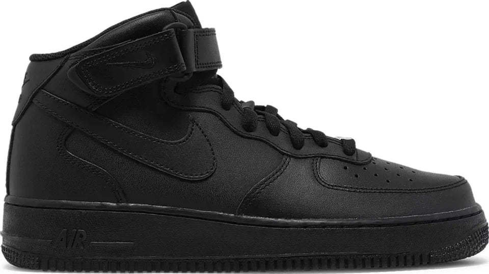 Nike Air Force 1 Mid - Midnight Black - Dripflix