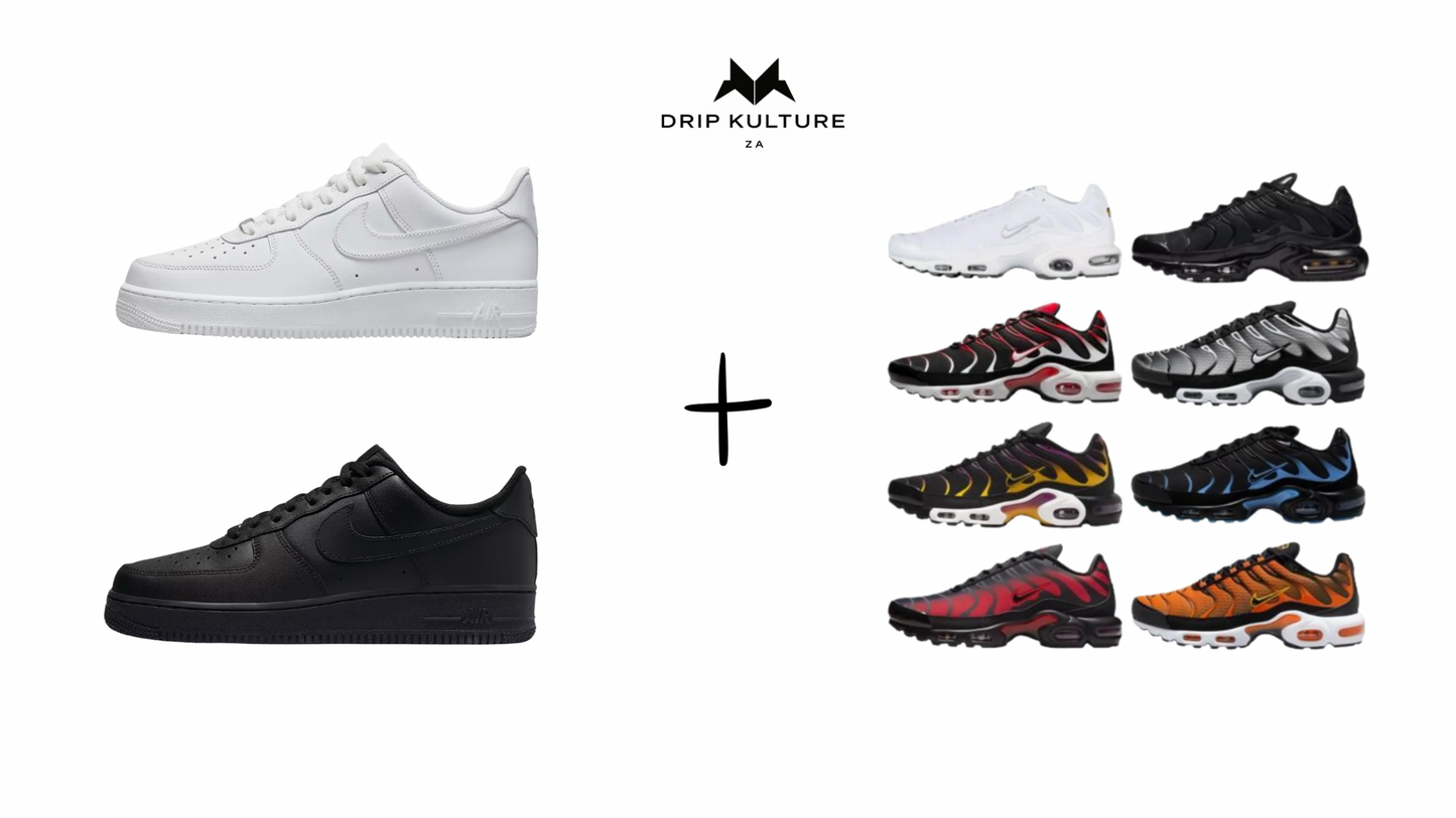 Air Force 1 + Nike TN