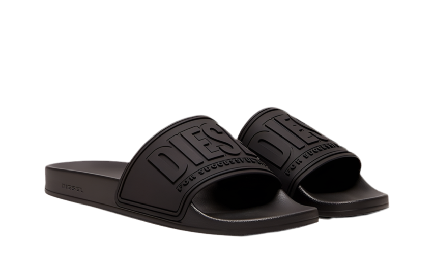 Diesel Sa-Mayemi-Pool Slides With 3D Logo