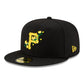 Pittsburgh Pirates MLB Side Patch Bloom Black 59FIFTY Fitted Cap