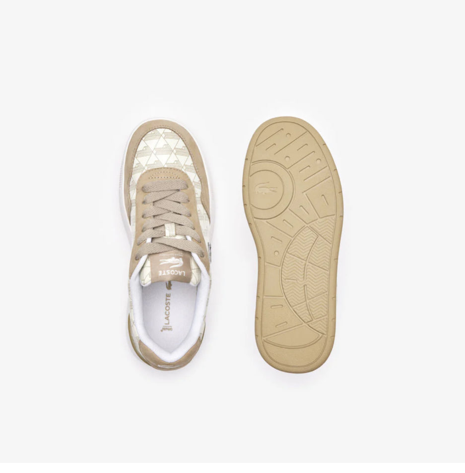 Lacoste Ace Clip Leather Monogram Sneakers