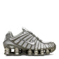 NIKE SHOX TL “LIGHT SILVER/WHITE/LIGHT ARMY” SNEAKERS