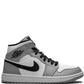 AIR JORDAN 1 MID GS "Light Smoke Grey"