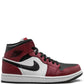 AIR JORDAN 1 MID "Chicago Black Toe"