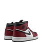 AIR JORDAN 1 MID "Chicago Black Toe"