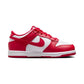 Nike Kids
Dunk Low "White/University Red" sneakers