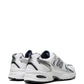 New Balance 530 White Silver Navy