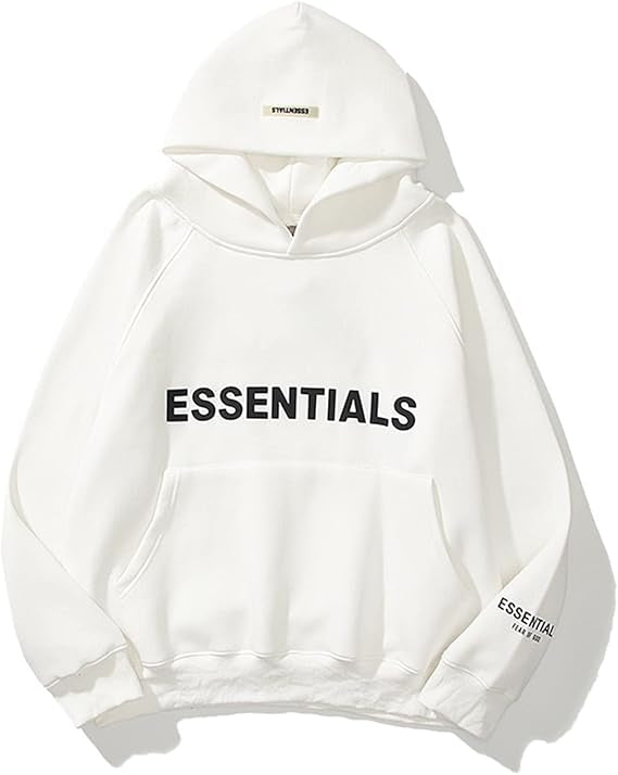 Fear OF God Essentials Pullover White Hoodie