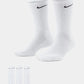 Nike White 3 Pack Socks