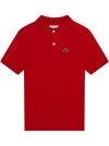 Lacoste logo-embroidered polo shirt