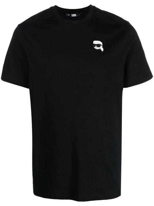 KARL LAGERFELD IKONIK PATCH ORGANIC COTTON T-SHIRT
