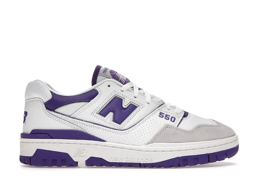 New Balance 550 White Purple - Dripflix
