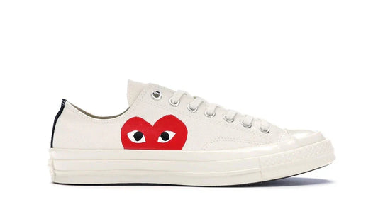Converse Chuck Taylor All-Star 70 Ox Comme des Garcons PLAY White - Dripflix