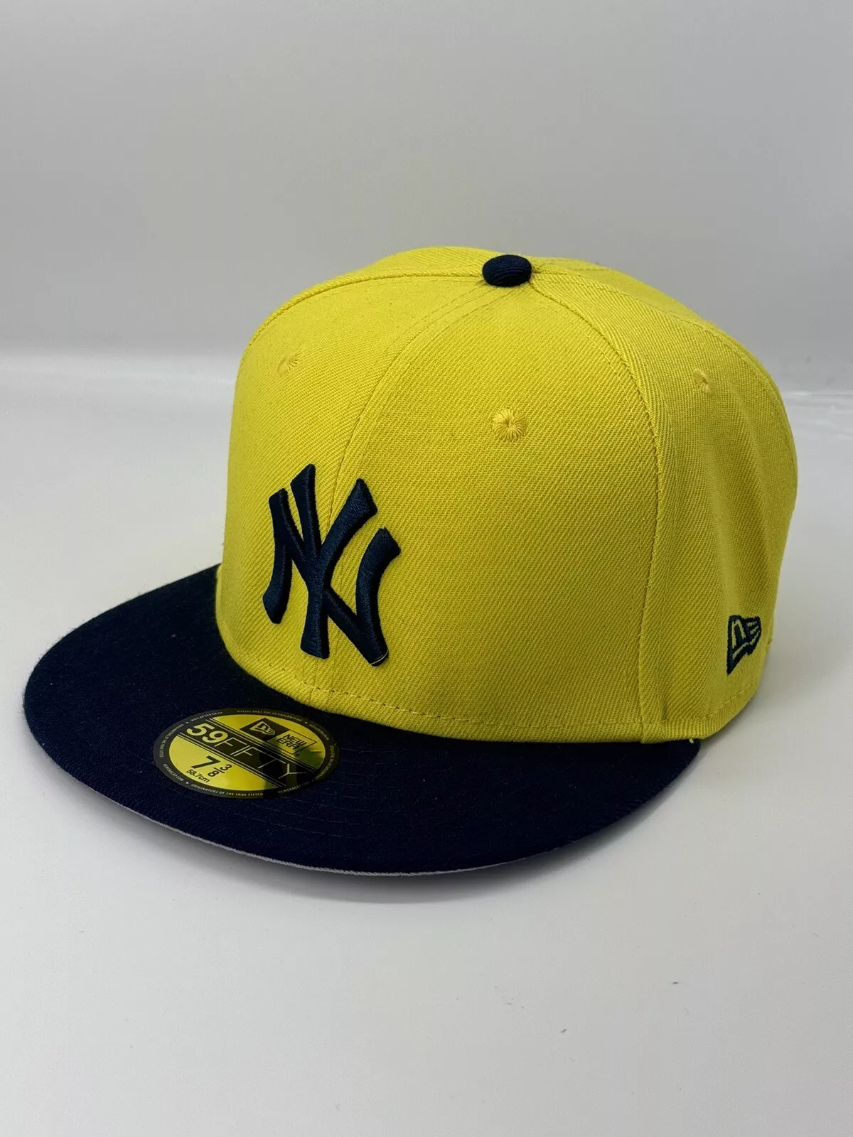 Yankees MLB New Era Fitted 59Fifty Hat -Yellow - Dripflix
