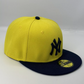 Yankees MLB New Era Fitted 59Fifty Hat -Yellow - Dripflix