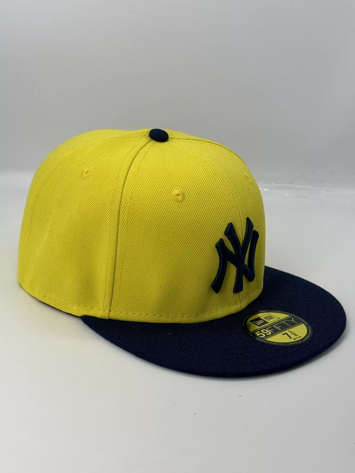 Yankees MLB New Era Fitted 59Fifty Hat -Yellow - Dripflix
